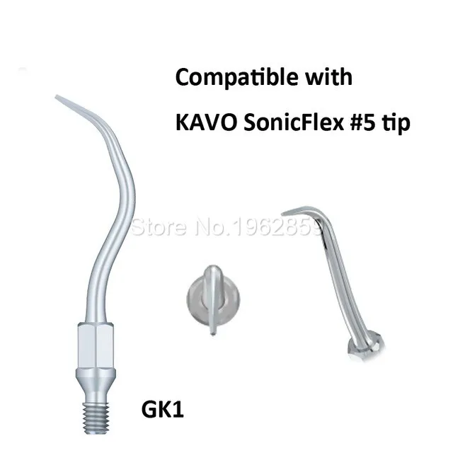5pcs/lot GK1 Scaler Tips Tools for KAVO Dentist Dentistry Instrument Dental Equipment Ultrasonic Scaling Tip Compatible KAVO photo