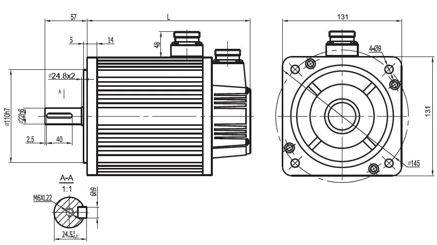 2.3KW AC Серводвигатель 130ST-M15015 1500 об/мин 15 Нм и совместимый сервопривод JB-1000C30L с кабелем 5 м