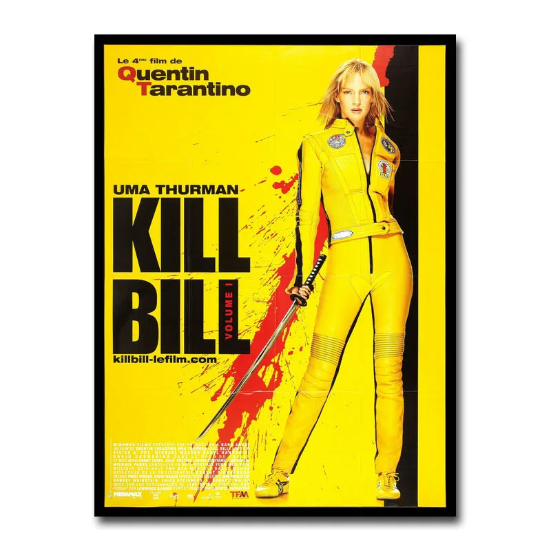 Kill Bill классический фильм Холст плакат стены книги по искусству печати живопись 20x30 60x90 см обои Декоративная Настенная картина для гостиная