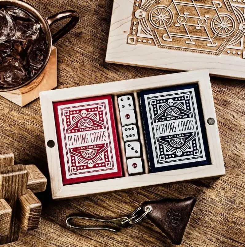 

DKNG Gaming Set Deck Bicycle Poker magic props Playing Cards Magia Deck