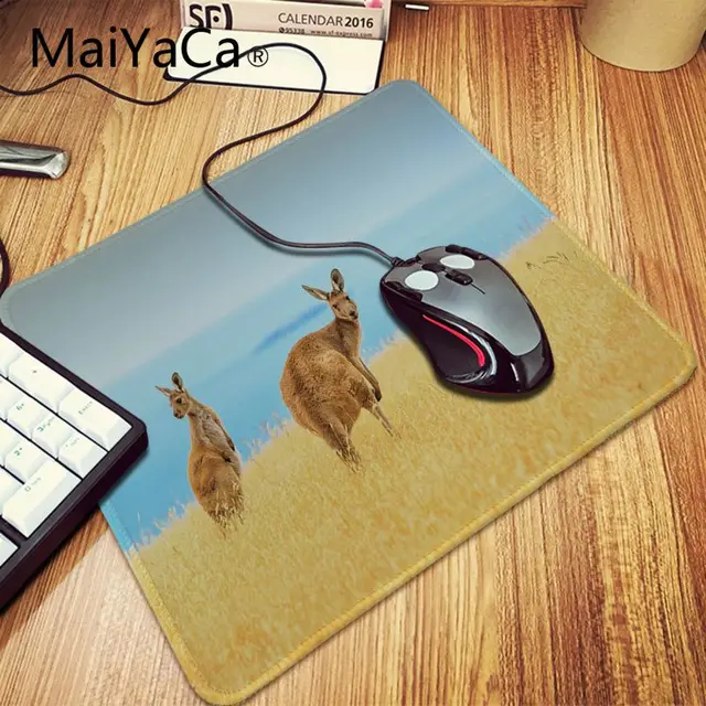 Maiyaca Antiderapant Pc Kangourou En Caoutchouc Souris Durable Bureau Animal Tapis De Souris En Gros Gamer Vitesse Tapis De Souris De Jeu Tapis De Bureau Aliexpress