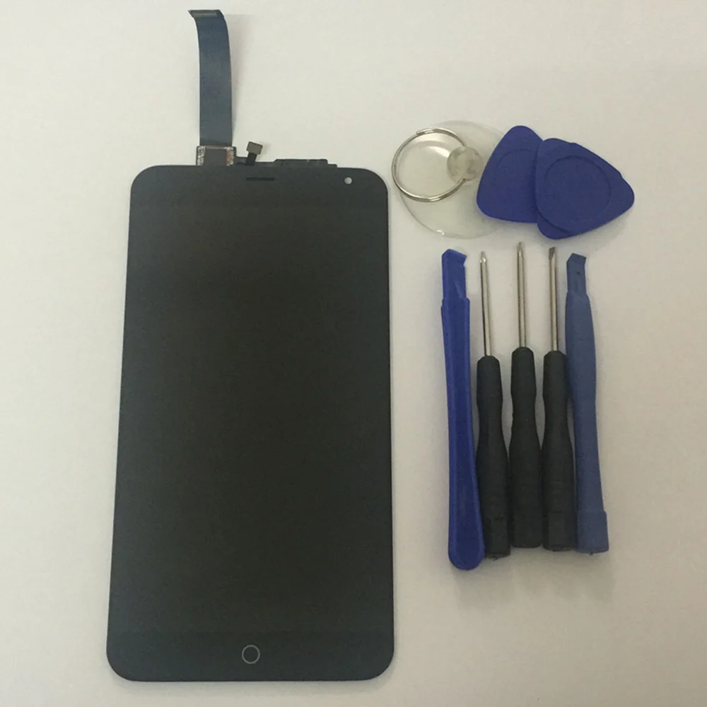 For Meizu MX4 Black Touch Screen Digitizer Sensor + LCD Display Monitor Panel Module Assembly +Free Tools |