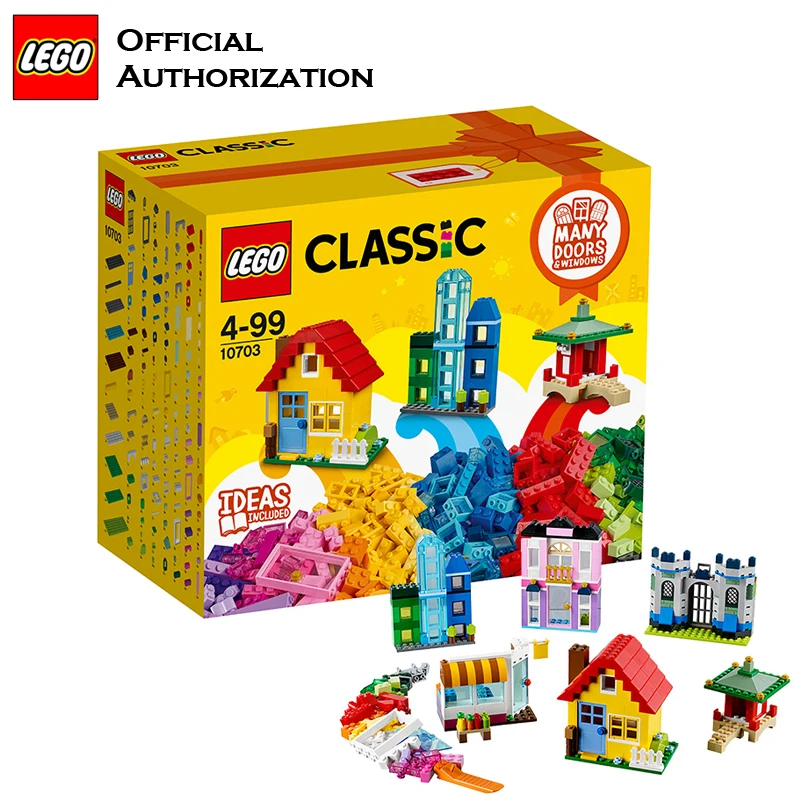 Lego Classic Series 502pcs строительные блоки коробка детские игрушки 10703 Бесплатные