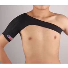 Дышащий плечевой протектор бандажный наплечный бандаж поддержка ремень пояс с запахом забота о здоровье сохраняет тепло одно плечо Q1073CMD