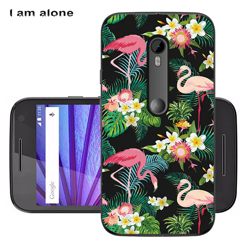 Чехлы для телефонов I am alone, для Motorola Moto G3, 5,0 дюймов, мягкий ТПУ чехол для мобильного телефона, милая сумка для Motorola Moto G3 - Цвет: Soft TPU KK13