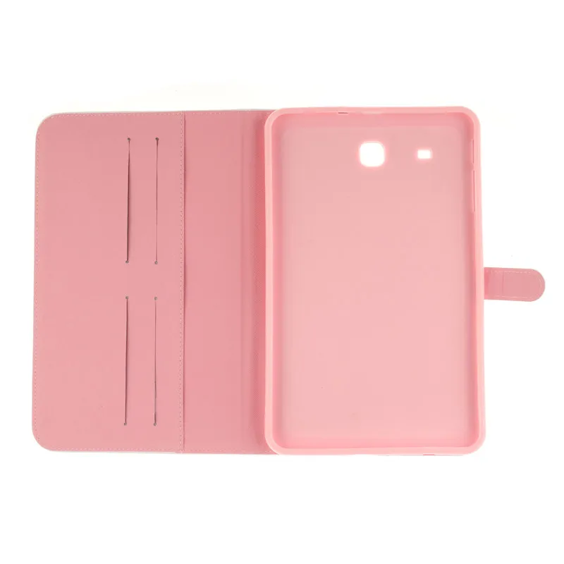 For Samsung Galaxy Tab E 9.6 Case for T560 SM-T560 T561Tablet Clouds Wallet Flip Cover Stand PU Leather Case Protective Skin  (65)