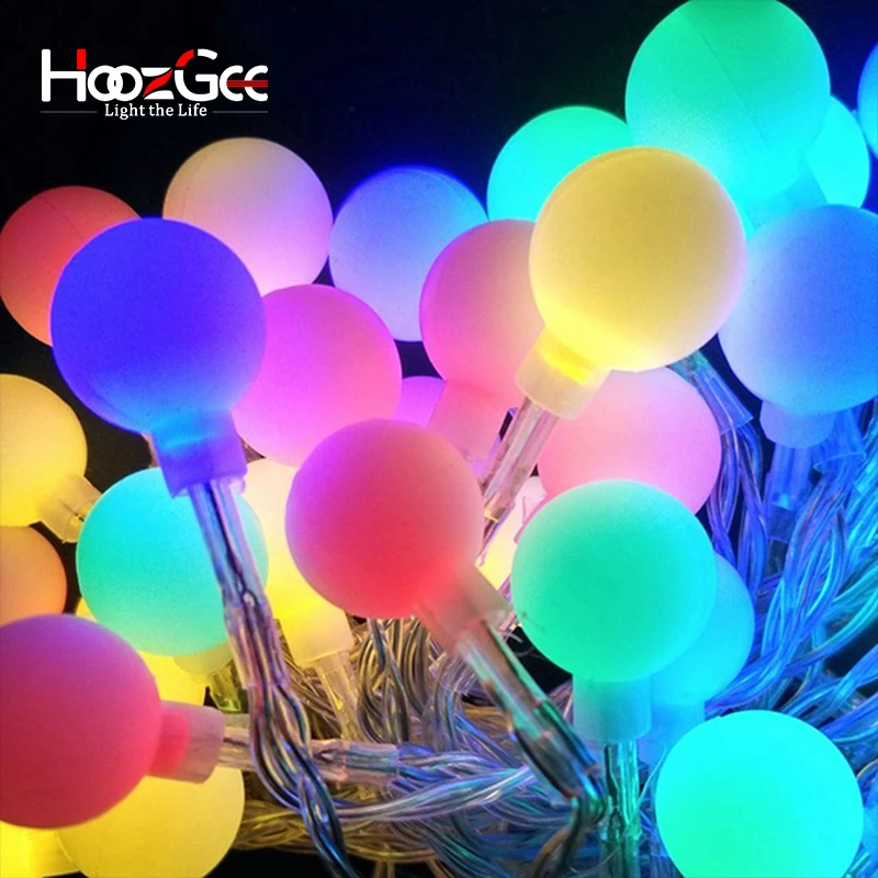 

HoozGee Solar Lighting String 30 LED Outdoor Garden Small White Ball Fairy Lamp Christmas Light for Home Yard Party Lights Decor