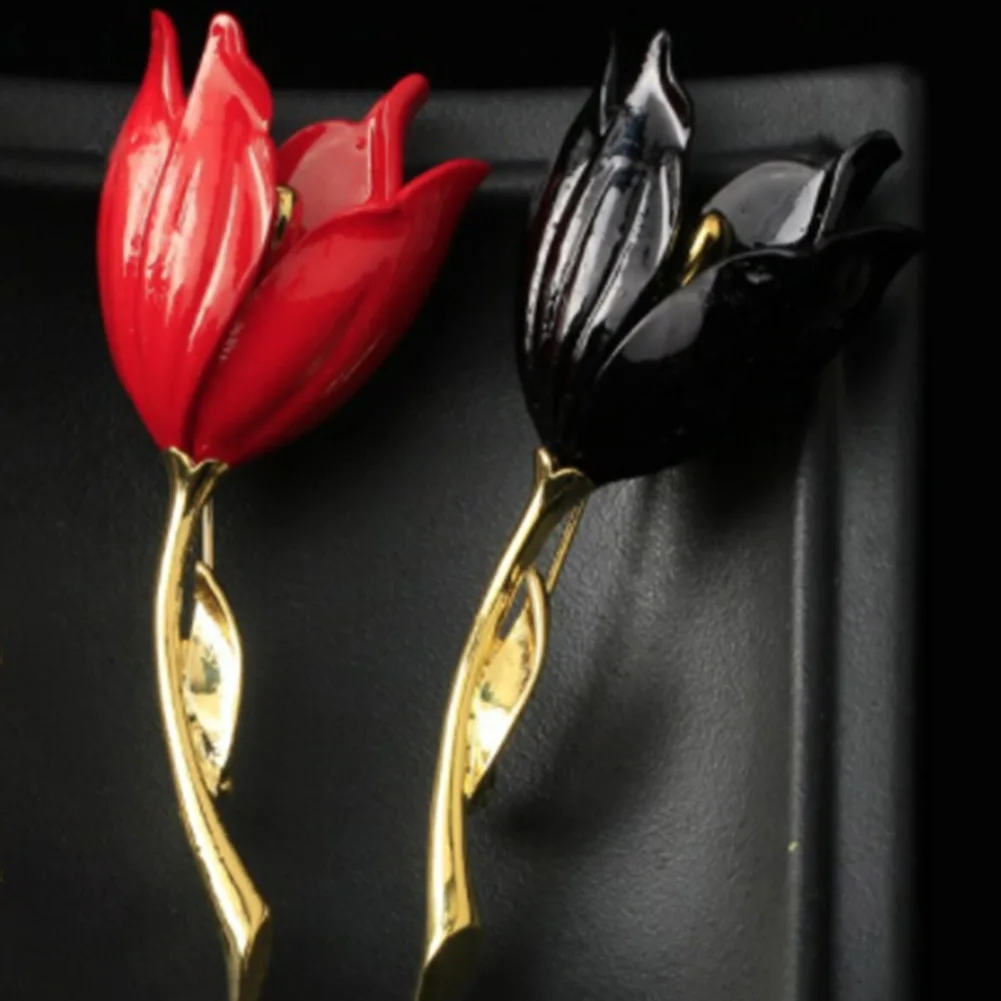 

European Elegant Fashion Brooch Elegant Tulip Flower Brooch Women's Gift
