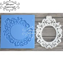 Yueyue Sugarcraft новейшая рамка силиконовая форма помадка форма для украшения торта инструменты форма для шоколадной мастики