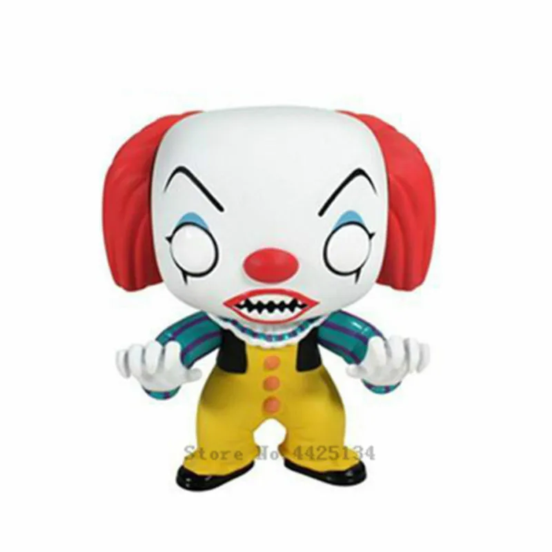 Funko POP IT 472#/473# Pennywise фигурка#52 Billy#51 Ghostface#56/#315 Чаки Коллекционная модель игрушки с коробкой - Цвет: N-Pennywise-55