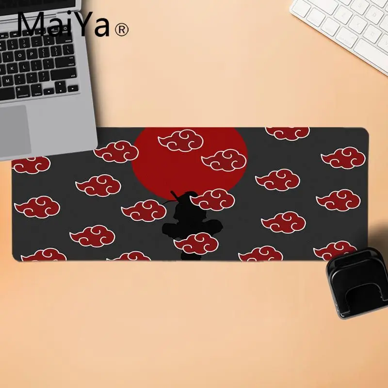 MaiYa Cool New cool Аниме Акацуки Наруто красивый коврик для мышки в стиле аниме геймер скорость мыши розничная маленький резиновый коврик для мыши - Цвет: LockEdge 30X90cm
