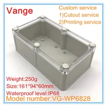1 шт./лот IP68 Водонепроницаемый Инжектор ABS пластиковый корпус чехол для электронного устройства под водой 161*94*60 мм