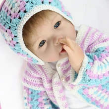 55 см новые силиконовые куклы-Реборн, игрушки, реалистичные, модные, подарок на день рождения для детей, девочек, игрушки для игр, дома, перед сном