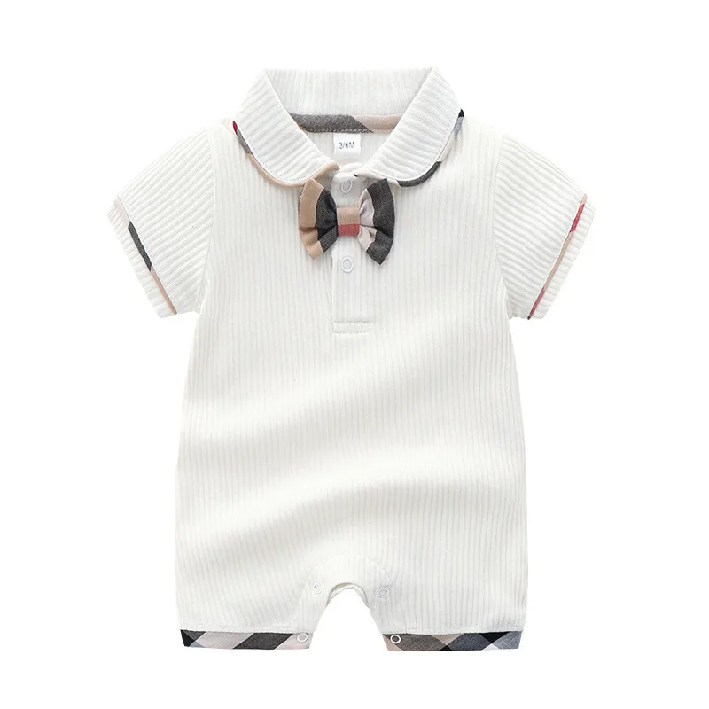 

Short Sleeve Newborn Baby Boy Rompers Fashion Summer Style Toddler Kids Jumpsuits Infantil Bebes Overalls Children Costumes 0-2T