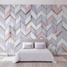 Papel де Parede 3D стерео многоугольные мозаичные обои современный простой гостиной ТВ диван креативная абстрактная картина для стен искусство Фреска