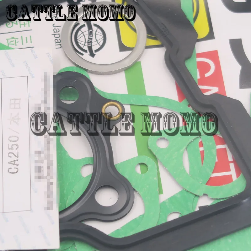 Прокладки мотоциклетной цилиндры полный набор для Honda Rebel CMX250 CA250 1996-2011 CMX250C 2003-2011 Набор уплотнений для мотоцикла
