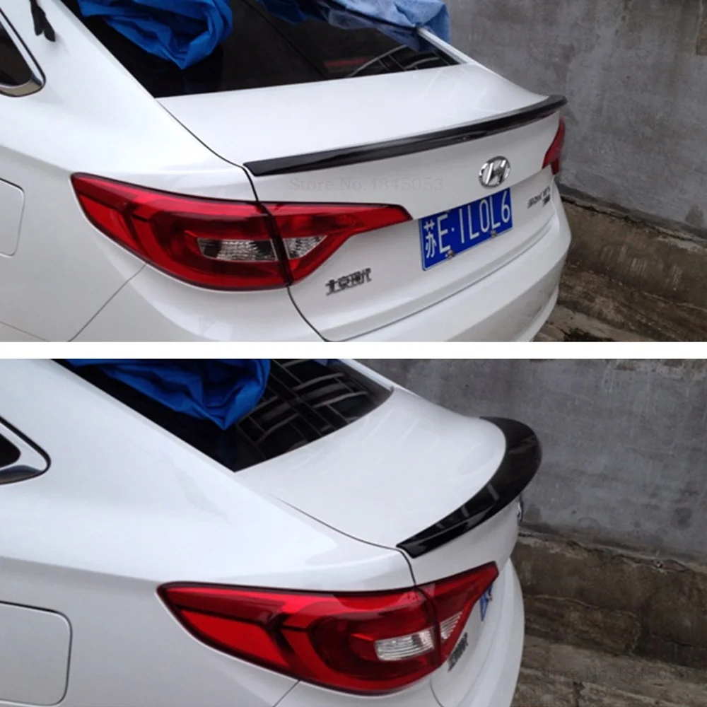 Автомобильный Стайлинг ABS пластиковый задний багажник для губ крыло