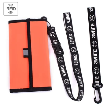 

Travel Neck Pouch Hidden Credit Card Holder Wallet RFID Blockin for Men Women Lightweight Storage Clutch Money Bag