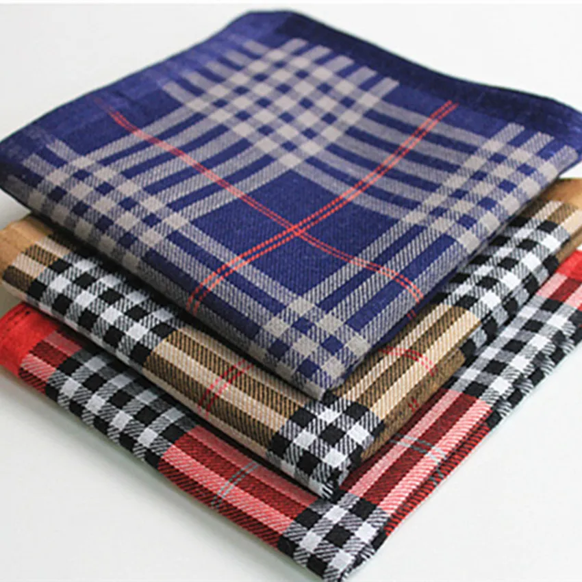 2pcs/pack 100 Cotton Handkerchiefs British Vintage Hankies London