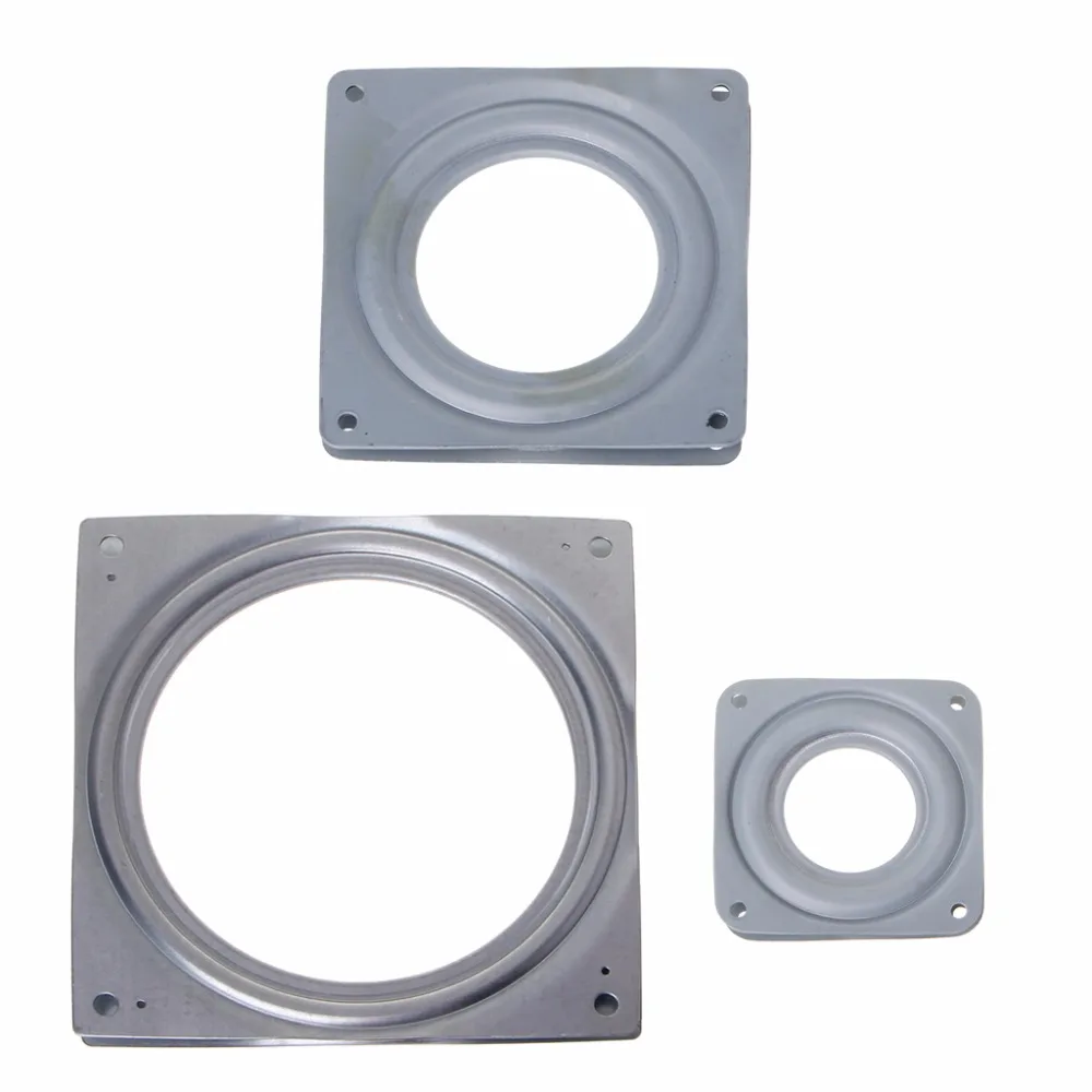 

Square Lazy Susan 360 Degree Rotating Rolling Bearing Turntable 300 lbs Bearings Plate