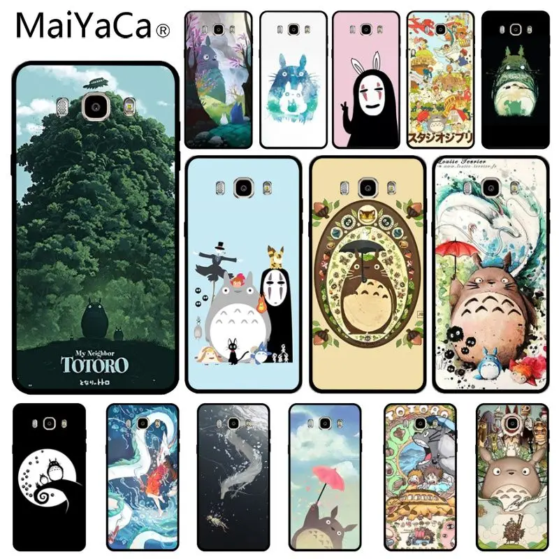 

MaiYaCa Cute Totoro Spirited Away Ghibli Miyazaki Kaonashi Phone Case For Samsung J4 puls J6 puls J7 J6 2018 J7 2018 J4 2018