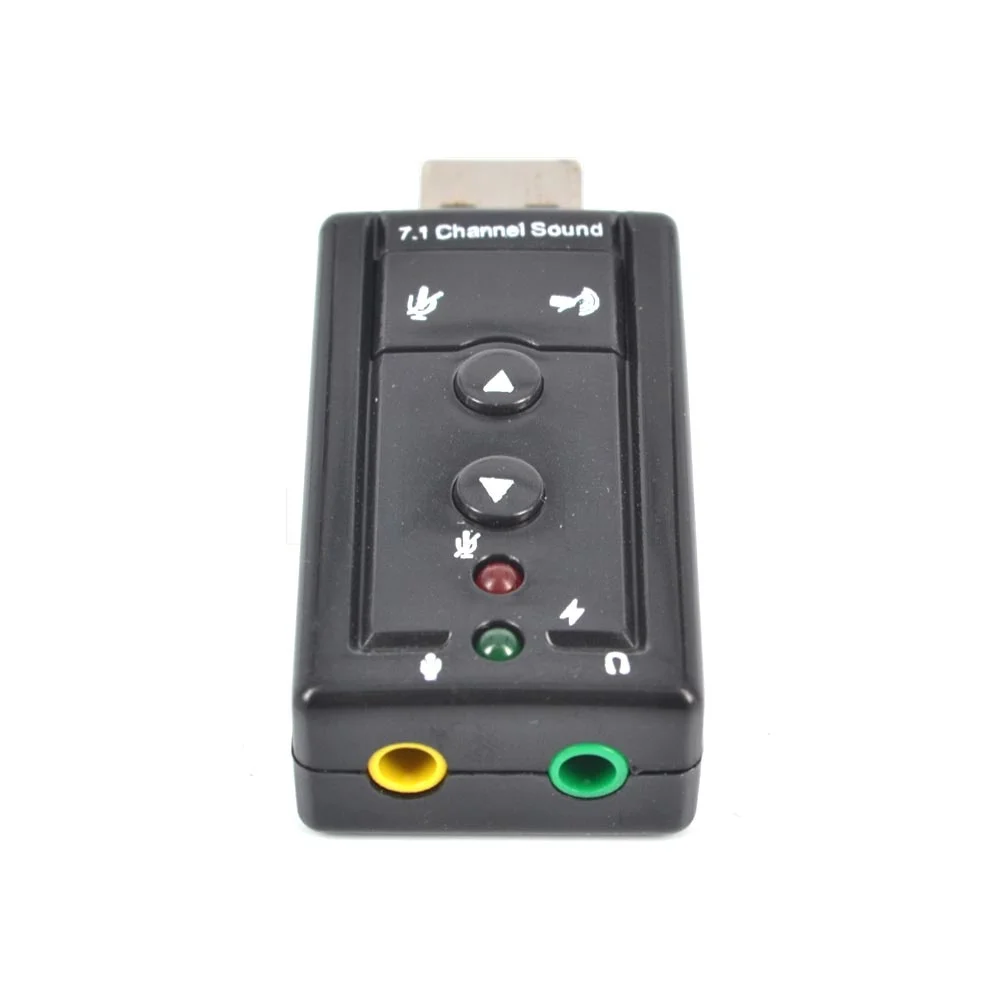

2016 New External USB Audio Sound Card Hot Sound Adapter for Speaker Audio Headset 7.1 ch 3.5mm Jack Converter