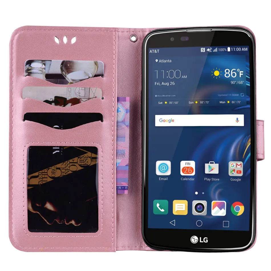 Модный чехол для девочек, чехол для LG K7, K8, K10, K4,, G3, D830 Mini, откидной Чехол для телефона, кошелек, подставка, слот для карт, леди, любовь, узор, Capa P23Z