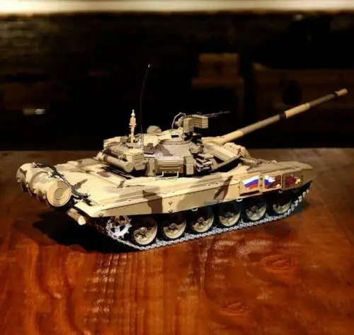 US $262.20 Henglong 116 Tk 60s Upgraded Russia T90 Rc Tank 3938 W 360 Turret Metal Tracks Th12985