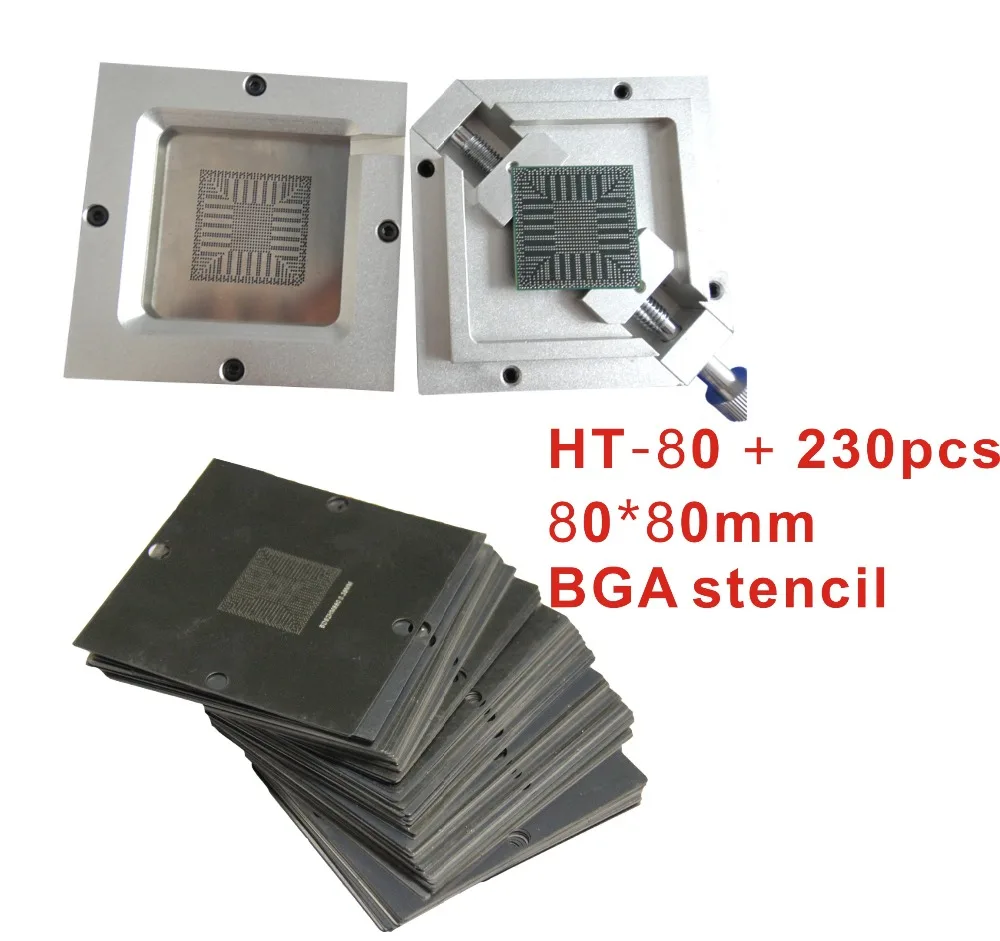 

The most complete 230 BGA stencil bumping net 80*80 or 90*90mm BGA sik Chu Taiwan plant tables full set free shipping