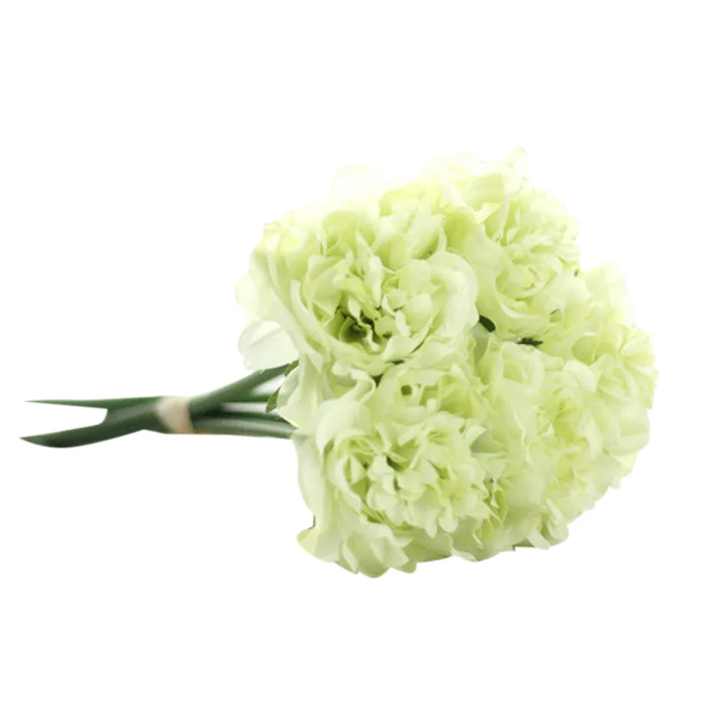 Горячие искусственные шелковые искусственные цветы Пион цветочный свадебный букет Свадебный декор с гортензией натуральные реалистичные Красивые Искусственные растения - Цвет: Multicolor D