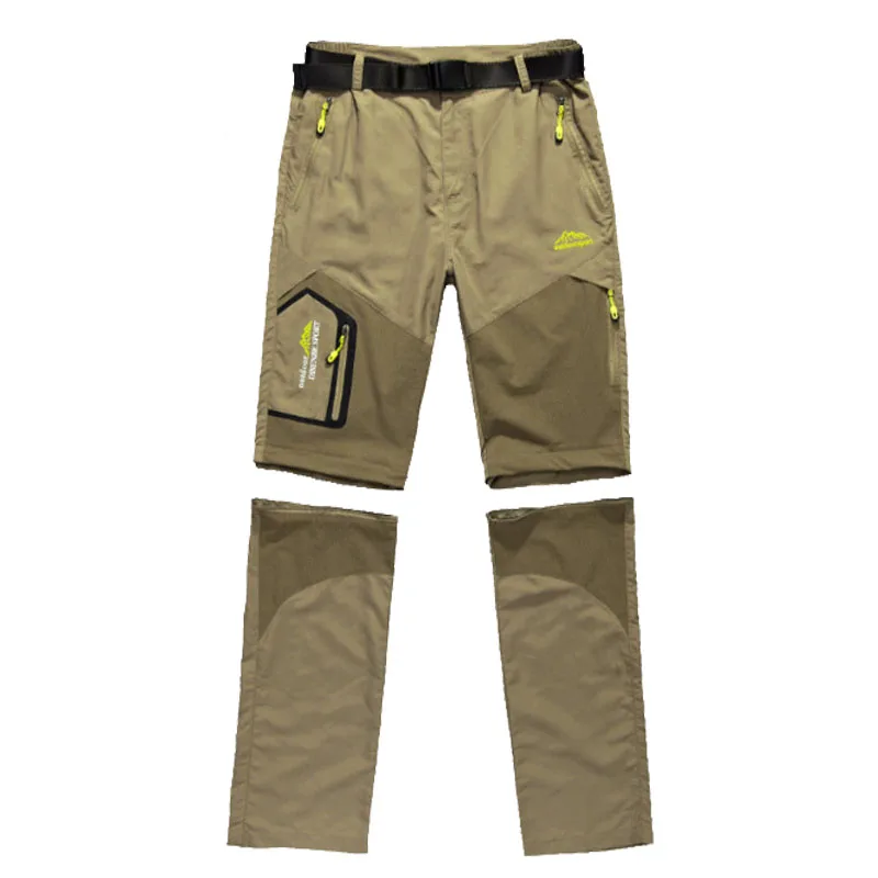 NUONEKO быстросохнущие съемные походные брюки для улицы 6XL мужские летние дышащие шорты мужские горные походные брюки PN09