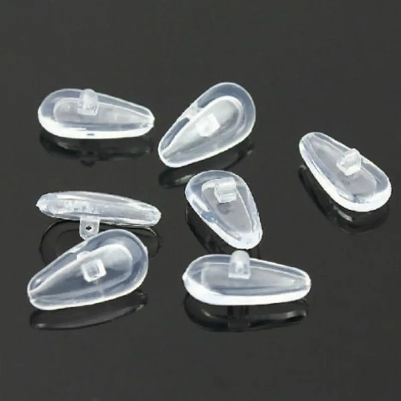 Mayitr 5Pairs Air Chamber Silicone Anti Slip Nose Pads Screw-in For Eyeglasses Eyeglasses Sunglass Accessories