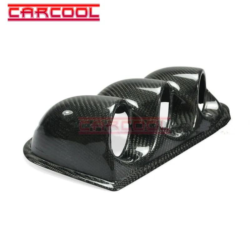 Car-styling-For-Mitsubishi-Evolution-EVO-7-8-9-Carbon-Fiber-Dash-Triple-Gauge-Pod-60mm (4)
