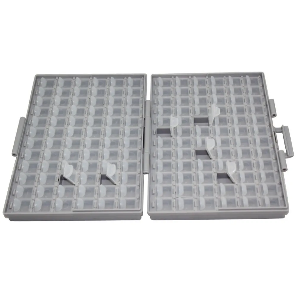 AideTek корпус поверхностного монтажа SMD хранения электроники ящики и органайзеры пластик антистатические резистор коробки