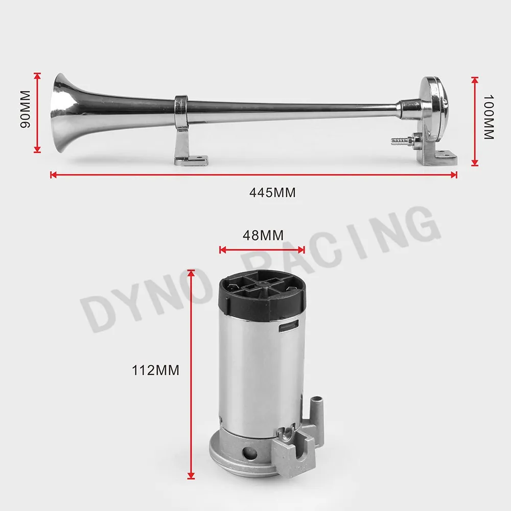 Автомобильный 150 дБ супер громкий 12 В/24 В однотрубный Воздушный Рог компрессор автомобильный Грузовик Лодка Мотоцикл аксессуары для укладки