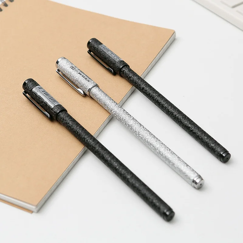 Scm K 25 Metal Gel Pen 0.5mm Signature Pen Carbon Pen Business Black