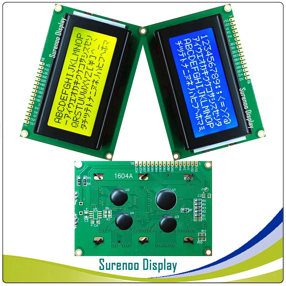 1604 16X4 164 персональный модуль lcd Экран дисплея LCM желтый и зеленый цвета синий с светодиодный Подсветка строить-в SPLC780D контроллер