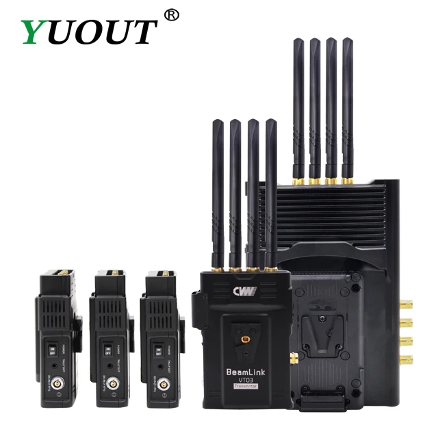 

BeamLink 1500feet long distance 500m Crystal Video transmitter receiver kit Tally Education sports broadcast TV station