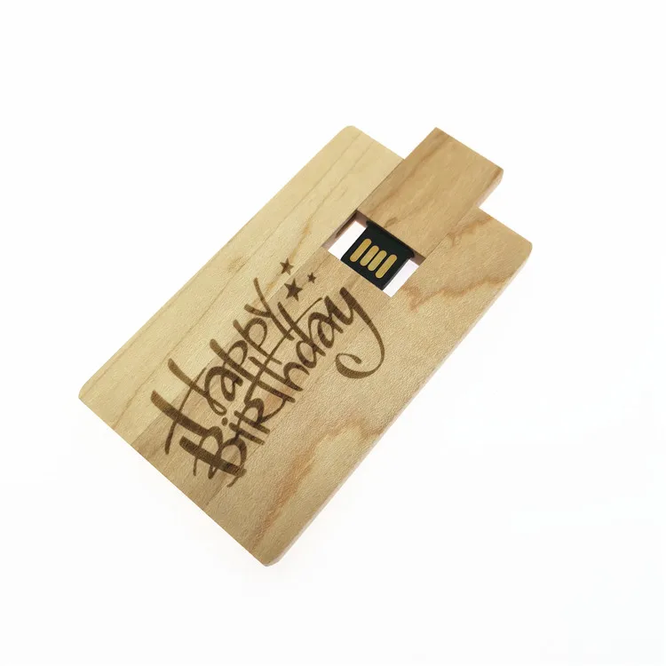 USB флеш накопитель с логотипом на заказ 64 ГБ карта памяти из кленового дерева 32 4 8