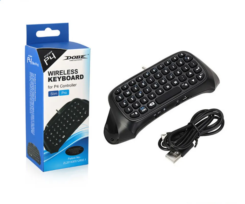 Wireless Bluetooth Keyboard Accessory Adapter for Sony PS4 Controller Stock chatting Mini Keypad for PlayStation 4 P Controller Wireless Bluetooth Keyboard Accessory Adapter for Sony PS4 Controller Stock chatting Mini Keypad for PlayStation 4 P Controller