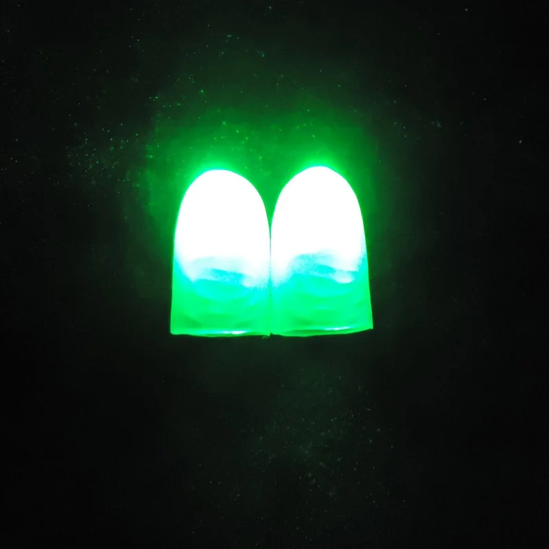 Светодиодный лампочка на палец волшебный загорается палец волшебный трюк палец-манекен многоцветный магический реквизит вечерние бар шоу лампа