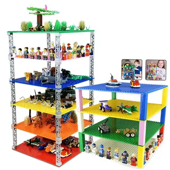 

High-Quality Double-sided Baseplate 32*32 Dots For Small Bricks DIY Building Blocks Base Plate Toy Compatible with logoING Block