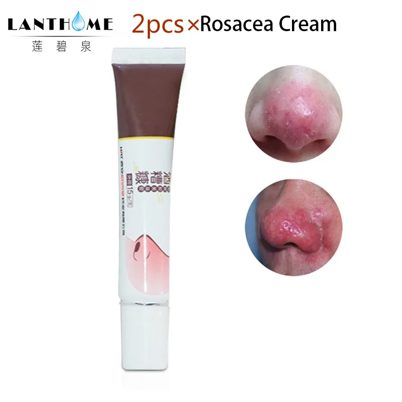 

2pcs Anti Acne Rosacea Cream Skin Care Product Rosacea Treatment for Facial Reddening Relief Anti-Inflammation and Itching Cream