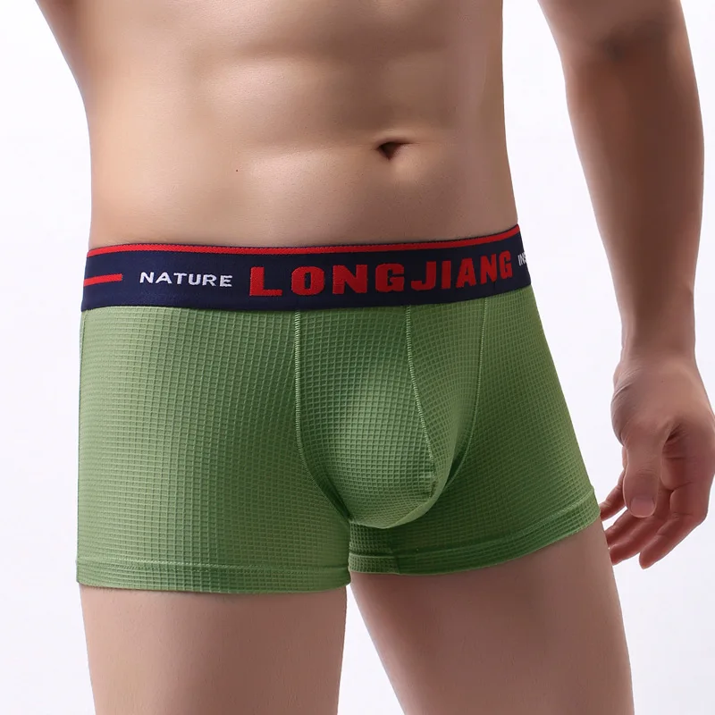 

Breathable Mens Underwear Boxers Sexy Fashion Males Lingerie U Convex Pouch Boxer Shorts Trunks Mens Mid-waist Cueca Bottoms