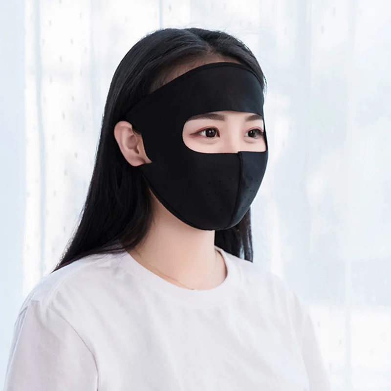 

Sunscreen riding mask neck scarf unisex cool Quick-drying UV protection mask cover face ice silk mask breathable scarf