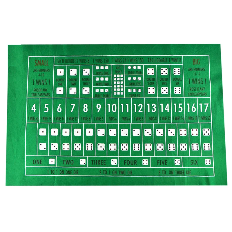 New Hot Texas Hold'em 90*60 cm Blackjack Rotary Baccarat Poker Set Fichas Poker Blackjack 21 Table Cloth Fietro Felt Board Cloth