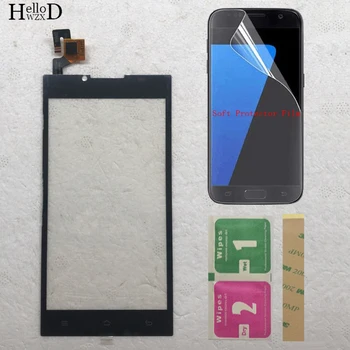 

Mobile Touch Screen Digitizer Panel For Doogee DG2014 Touch Screen Sensor Lens Front Outer Glass + Protector Film 3M Glue