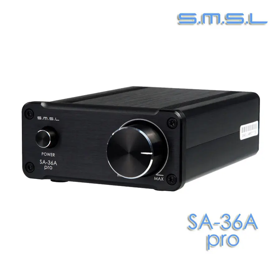 SMSL SA 36A Pro 30W 2 TDA7492PE Digital Power Amplifier Black color