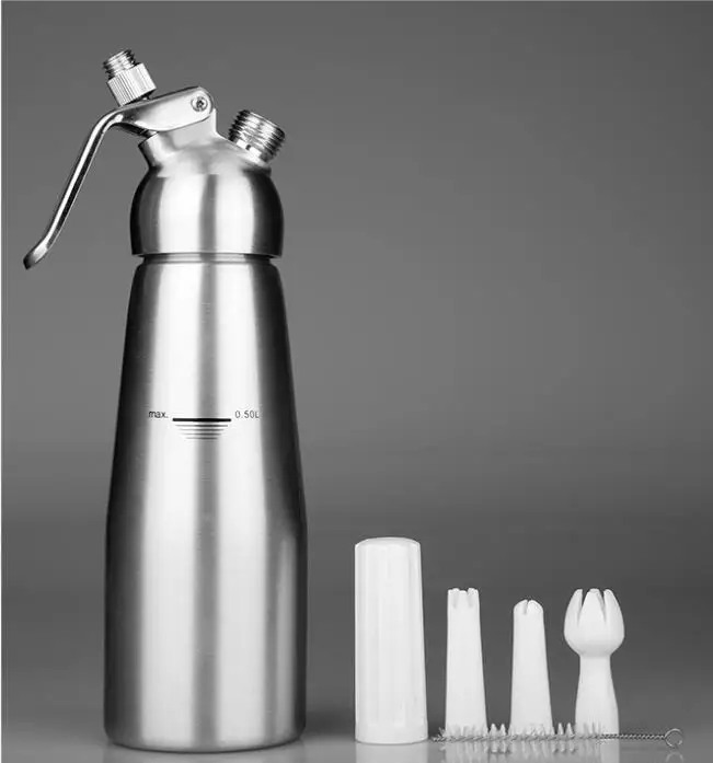 Aluminum Cream foaming machine 500ML Dessert Tools cooking torches