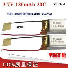 YUKALA 3.7 V bateria para X901 mini RC quadcopter zangão Helicóptero De Controle Remoto 5 pcs